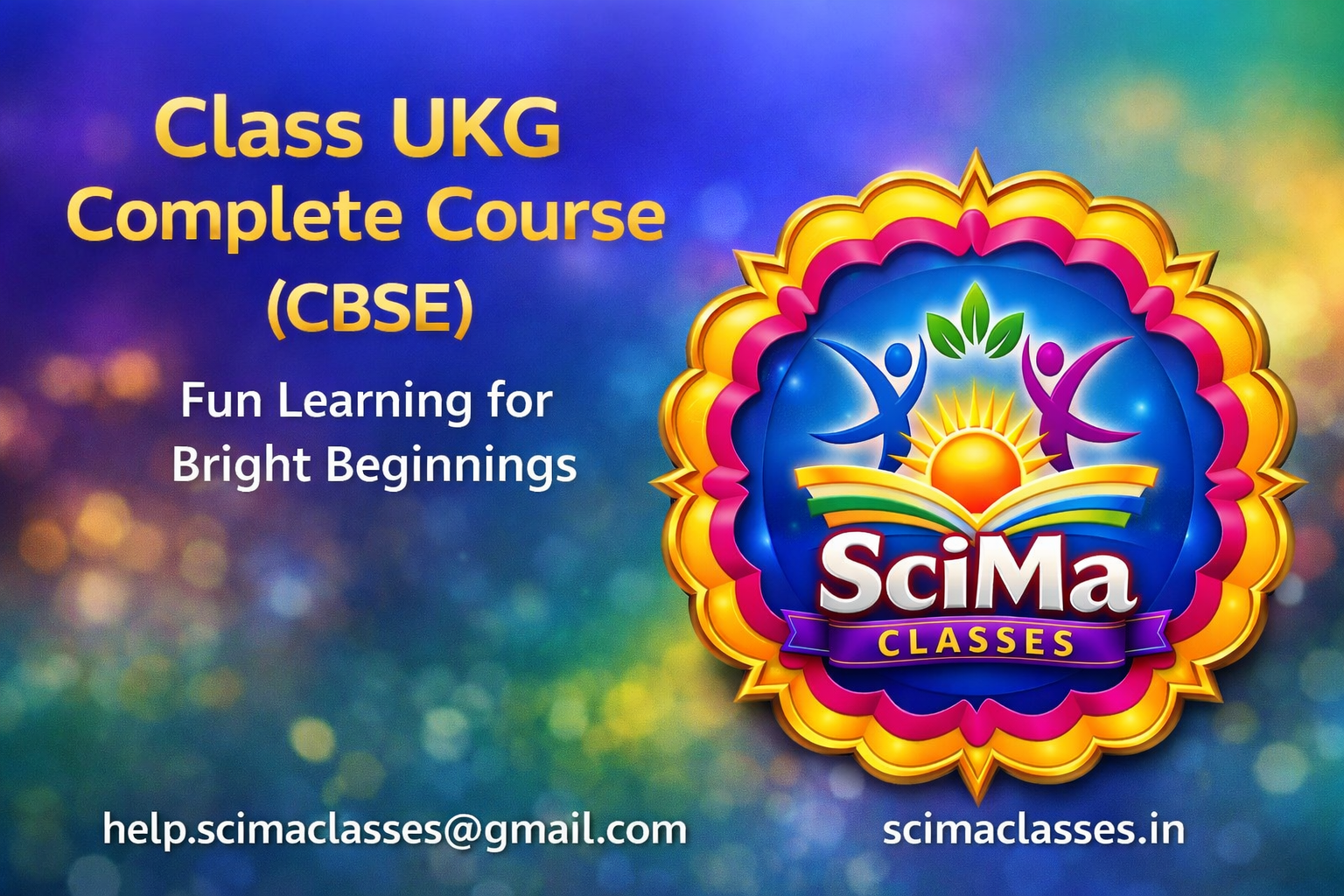 Class UKG Complete Course For CBSE